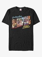 Marvel Deadpool Greetings From Vacation T-Shirt