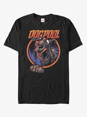 Marvel Deadppol Dogpool Scratch T-Shirt