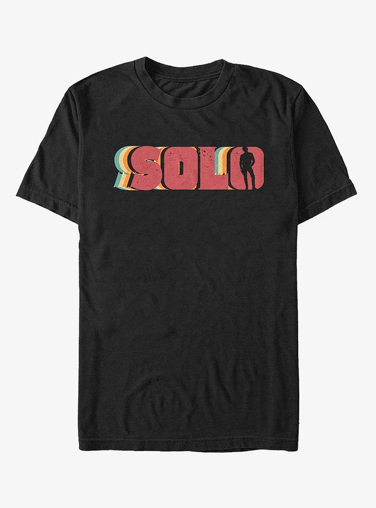 Star Wars Retro Solo Name T-Shirt