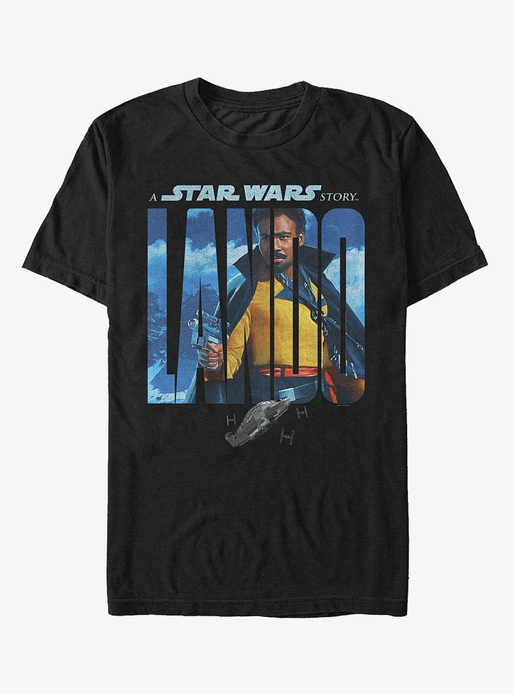 Star Wars Solo A Story Lando Name Movie Poster T-Shirt