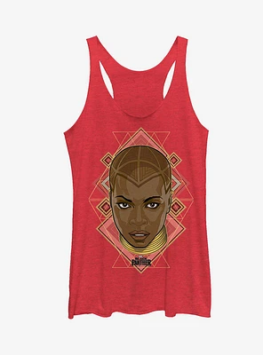 Marvel Black Panther 2018 Okoye Portrait Girls Tanks