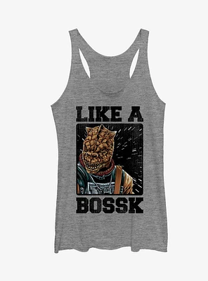 Star Wars Bounty Hunter Like a Bossk Girls Tanks