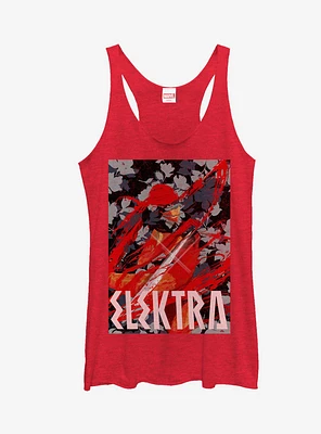 Marvel Elektra Sword Swipe Girls Tanks