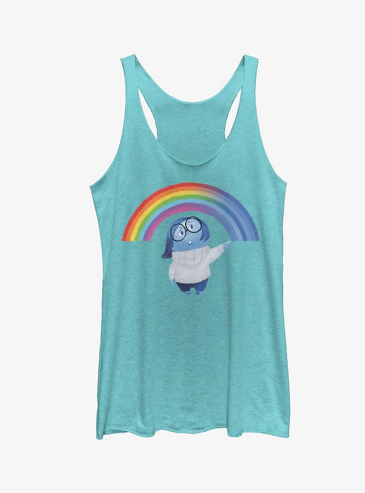 Disney Pixar Inside Out Sadness Rainbow Girls Tank