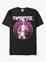 Marvel Gwenpool Retro Circle T-Shirt