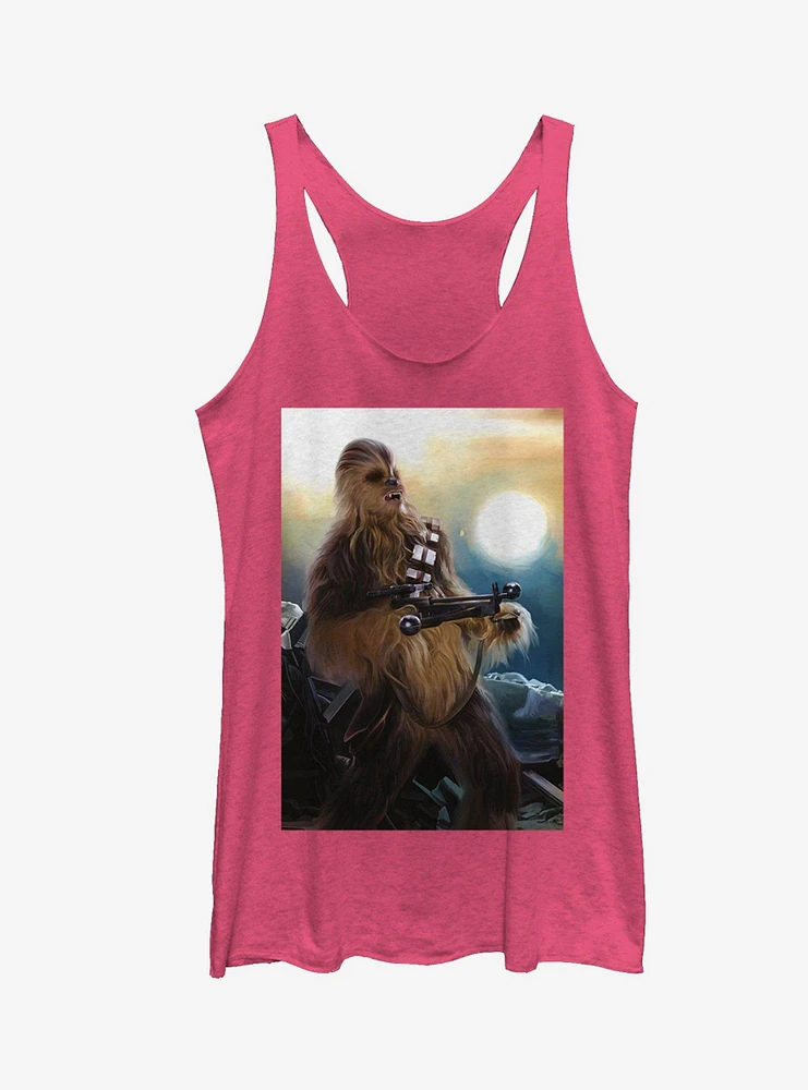 Star Wars Chewbacca Bowcaster Girls Tanks