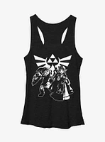 Nintendo Legend of Zelda Triforce Link Girls Tanks