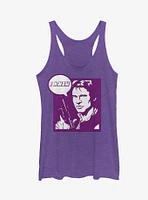 Star Wars Pop Art Han Solo I Know Girls Tanks