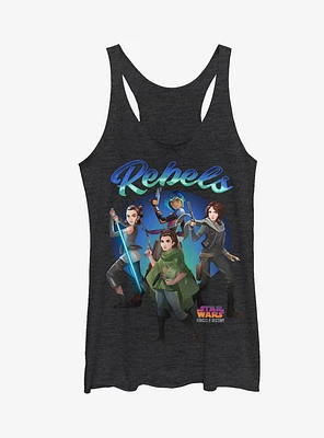 Star Wars Rebel Group Girls Tanks