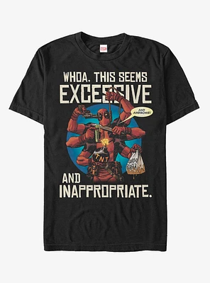 Marvel Deadpool Excessive Destructive Behavior T-Shirt