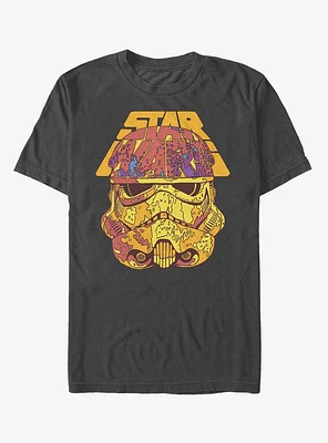 Star Wars Mottled Stormtrooper Helmet T-Shirt