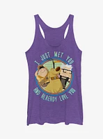 Disney Pixar Up Already Love You Girls Tanks