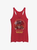 Star Wars Group Circle Girls Tanks