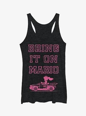 Super Mario Princess Peach Bring it On Girls Tanks