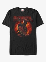 Marvel Deadpool Flames T-Shirt