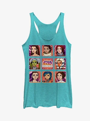 Star Wars Panels Girls Tanks