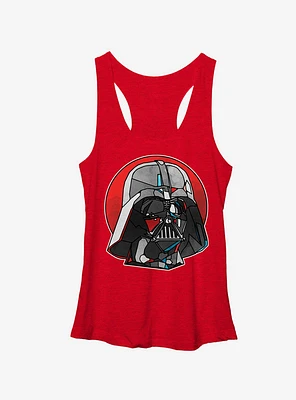 Star Wars Stained Glass Darth Vader Girls Tanks