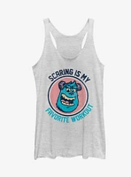 Monsters Inc. Sulley Scaring is My Favorite Workout Girls Tanks