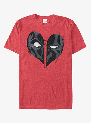 Marvel Deadpool Heart Mask T-Shirt