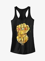 Marvel Avengers: Infinity War Geometric Gauntlet Girls Tanks