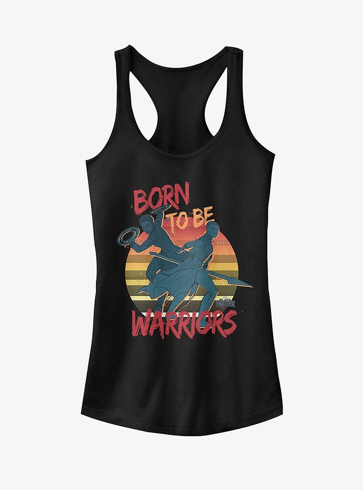 Marvel Black Panther 2018 Born to Be Warriors Girls Tanks