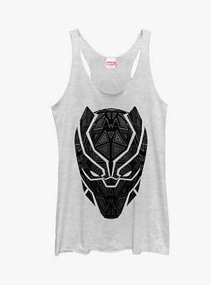 Marvel Black Panther Ornate Mask Girls Tanks