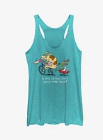 Cow And Chicken Cartoon Makes Sense Girls Tanks