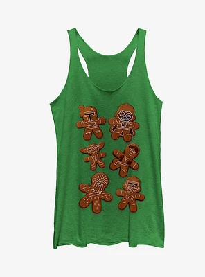 Star Wars Christmas Gingerbread Cookies Girls Tanks