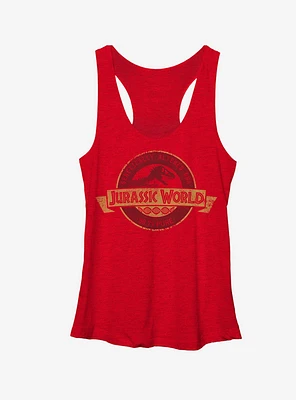 Jurassic World Genetically Altered Logo Girls Tank Top