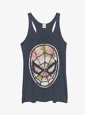 Marvel Spider-Man Floral Print Girls Tanks