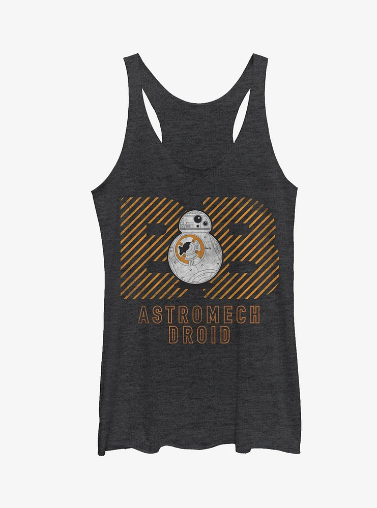 Star Wars BB-8 Astromech Droid Distressed Girls Tanks