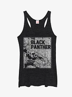 Marvel Black Panther Chalk Print Girls Tanks