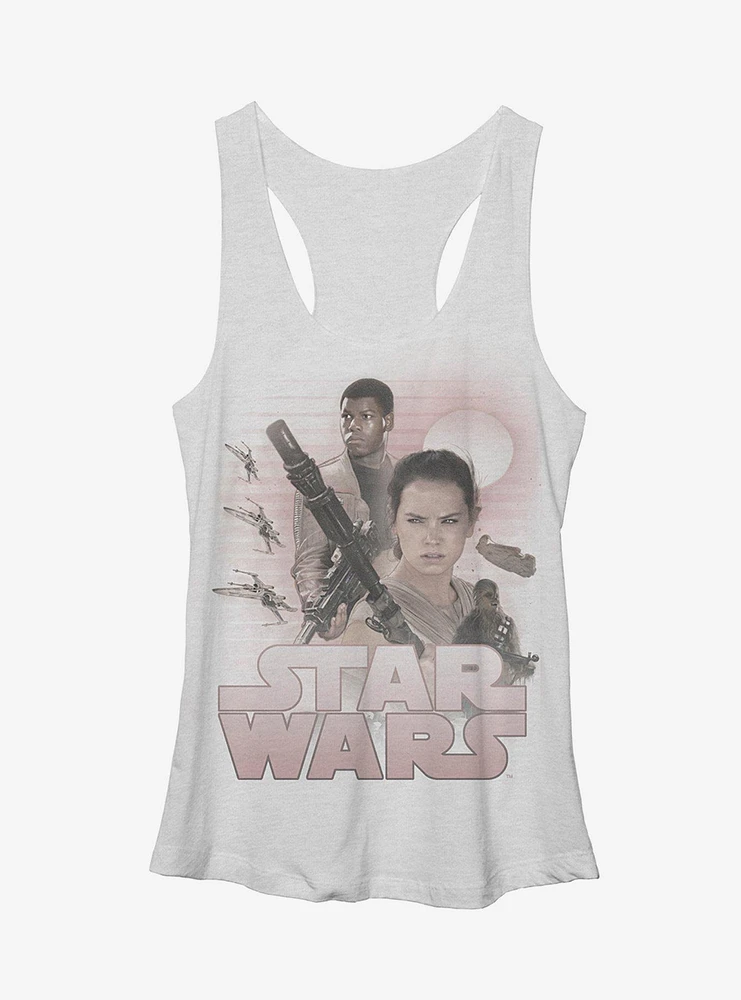 Star Wars Classic Rey and Finn Girls Tanks