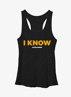 Star Wars Han Solo I Know Girls Tanks