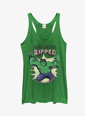 Marvel Hulk Getting Ripped Girls Tanks