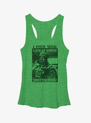 Star Wars Darth Vader St. Patrick's Day Lack of Green Girls Tank