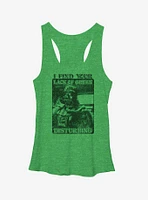 Star Wars Darth Vader St. Patrick's Day Lack of Green Girls Tank