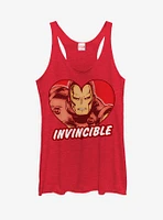 Marvel Iron Man Invincible Heart Girls Tanks