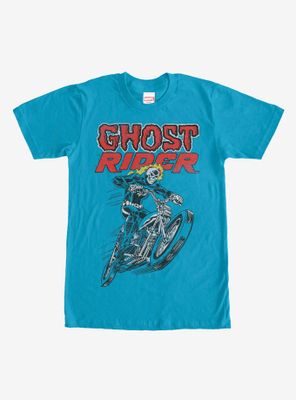 Marvel Ghost Rider Flames T-Shirt