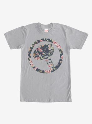 Marvel Thor Floral Hammer T-Shirt
