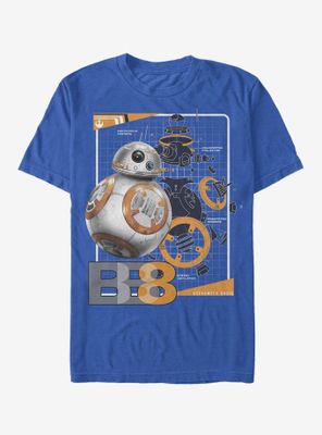 Star Wars BB-8 Schematics T-Shirt