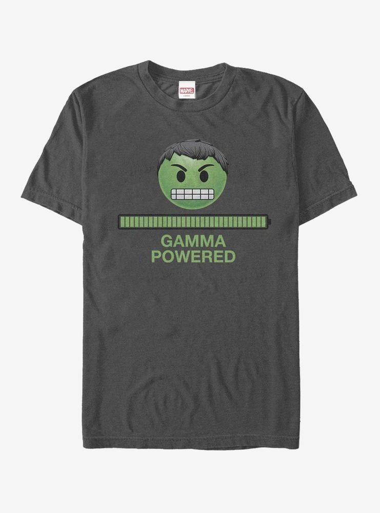 Marvel Hulk Gamma Powered Emoji T-Shirt