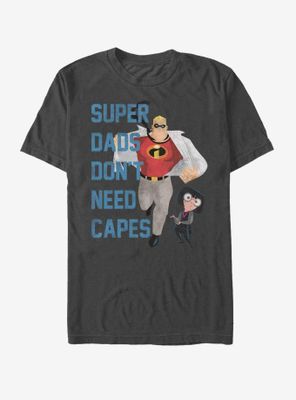 Disney Pixar The Incredibles Super Dads Don't Need Capes T-Shirt