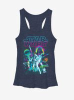 Star Wars A New Hope Neon Womens Tank Top