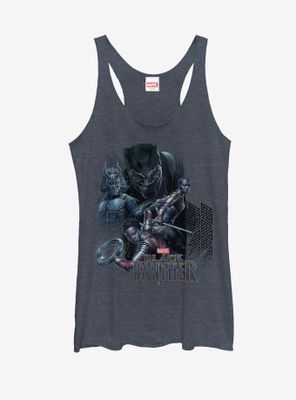 Marvel Black Panther Character View Womens Tank Top