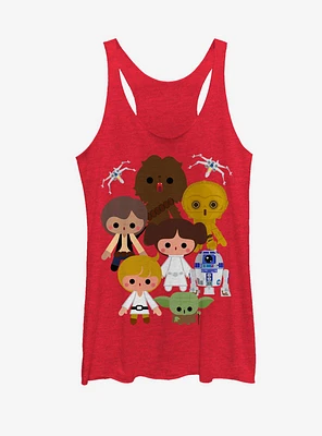 Star Wars Cute Cartoon Rebels Womens Tank Top