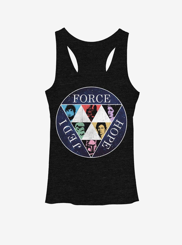 Star Wars Force Hope Jedi Womens Tank Top