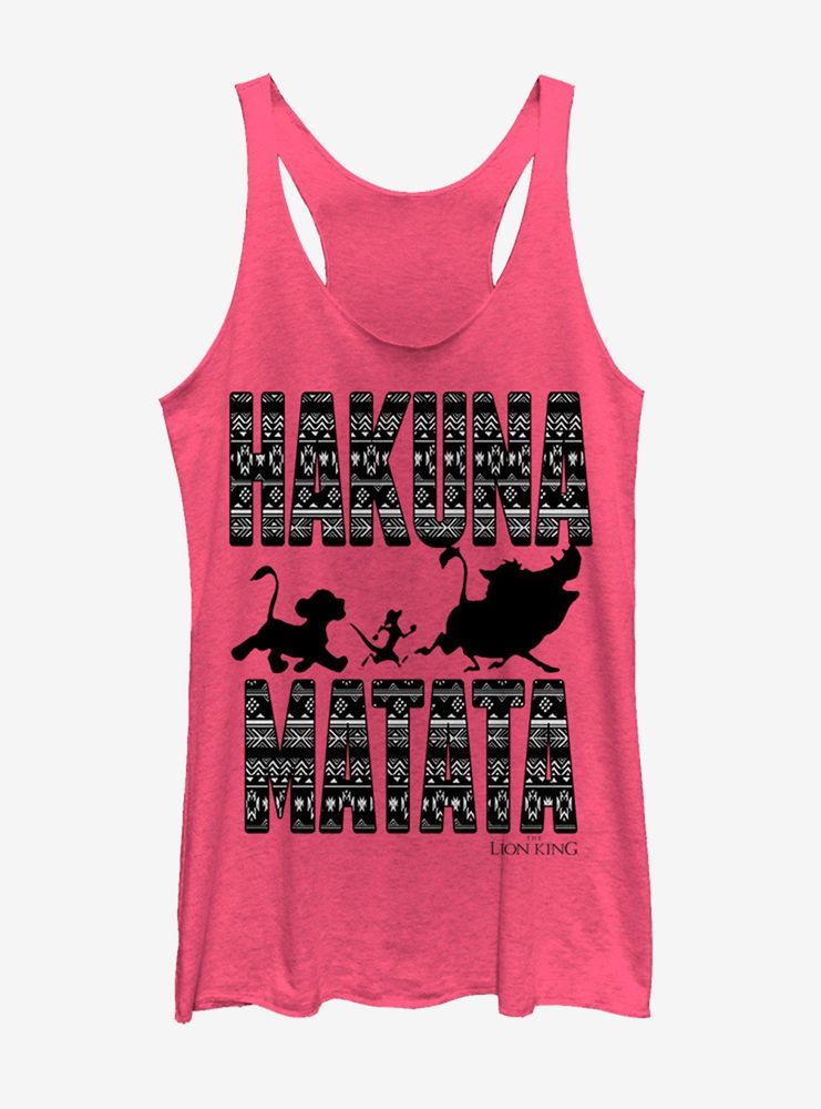 Disney The Lion King Hakuna Matata Womens Tank tOP