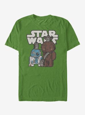 Star Wars: The Last Jedi Cartoon Porg Party T-Shirt