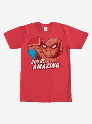 Marvel Spider-Man Amazing Heart T-Shirt